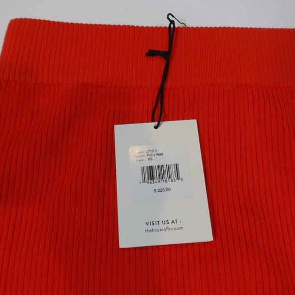 REVOLVE Lita by Ciara True Rib Tank Top & Skirt SET Fiery Red Size XS NWT - Picture 11 of 15
